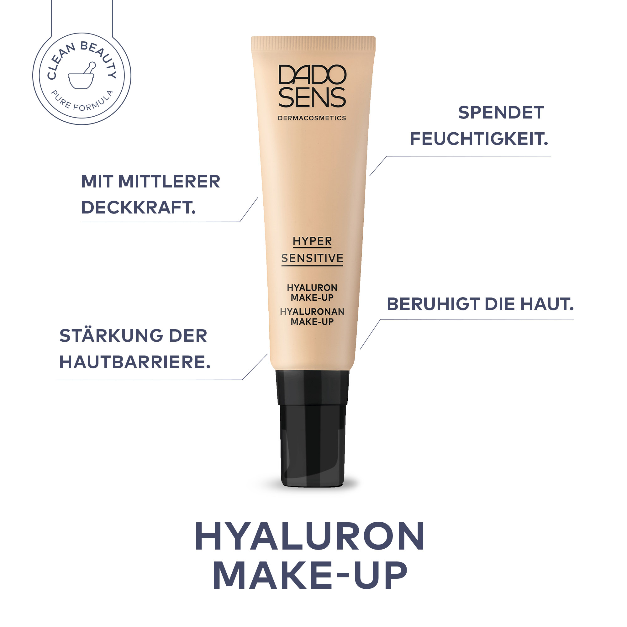 Hypersensitive Hyaloron Make-Up almond