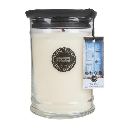 Candle Jar Large Blue Door