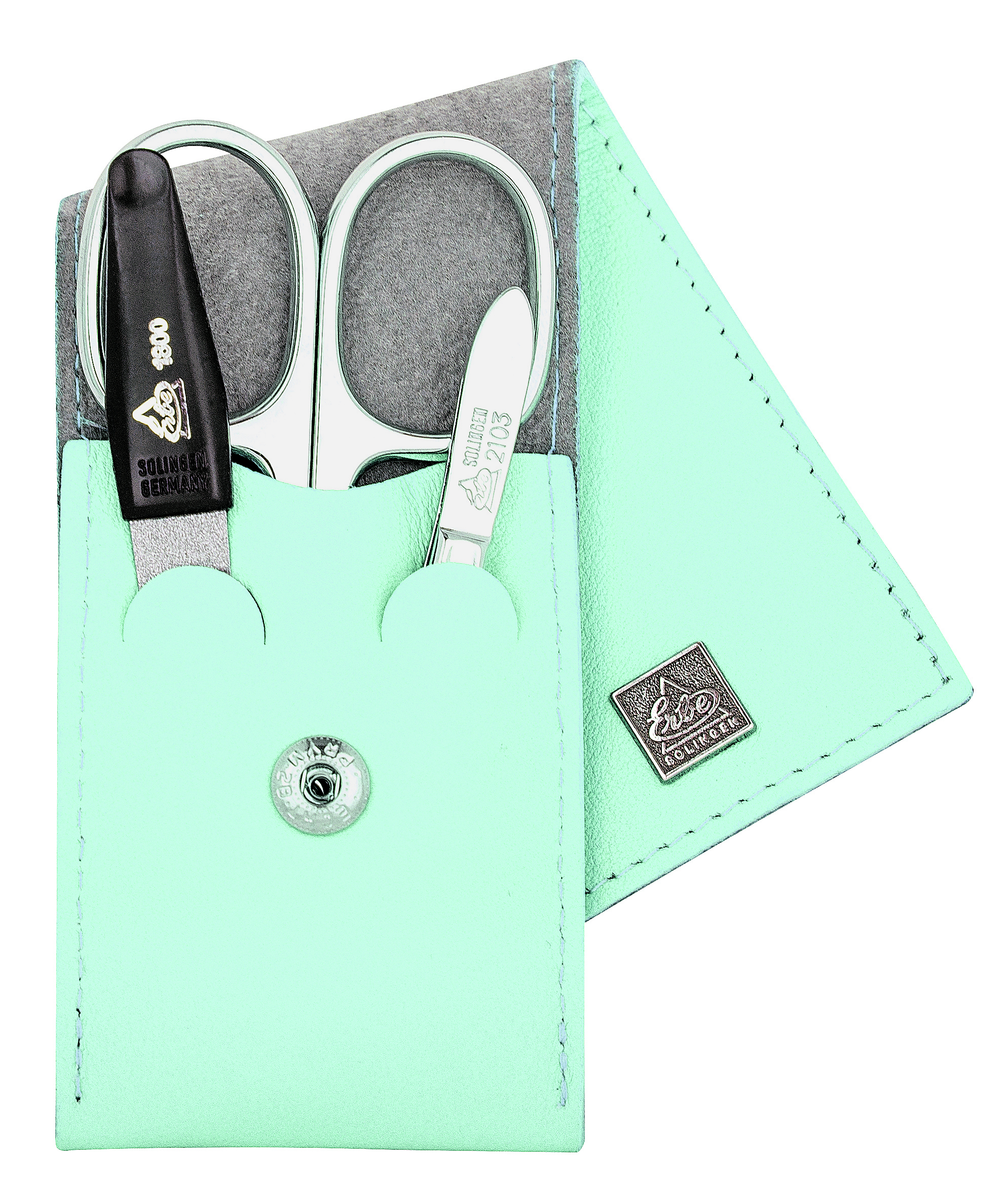 ERBE Manicure-Etui 3tlg hellblau
