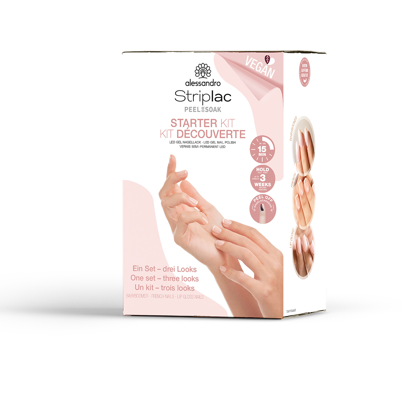 AL StripLac Starter Kit Natural Nails