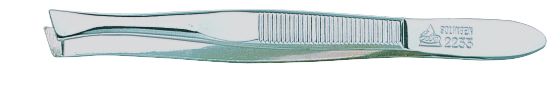 ERBE Pinzette Schräg Verchromt 8cm