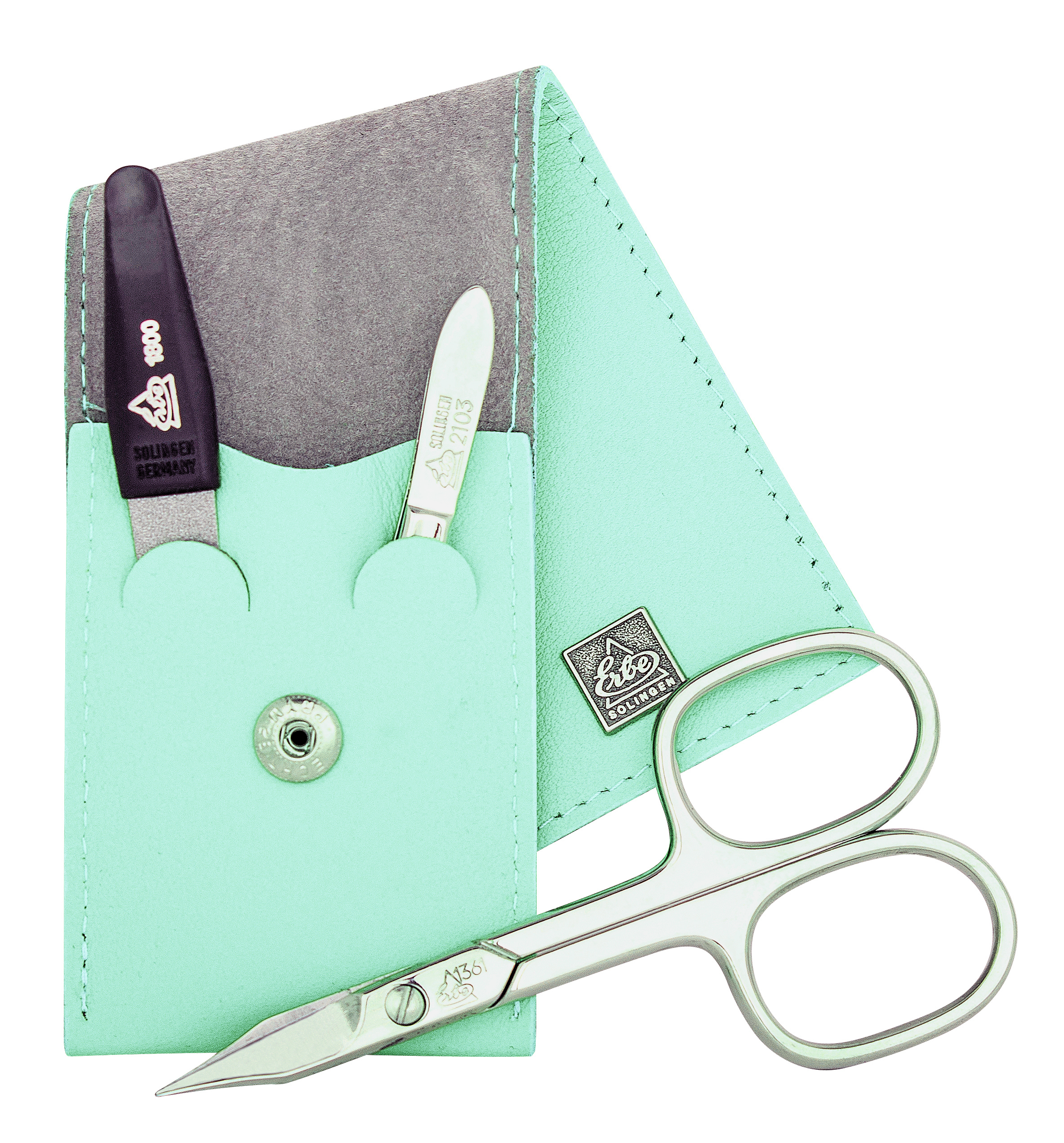 ERBE Manicure-Etui 3tlg hellblau