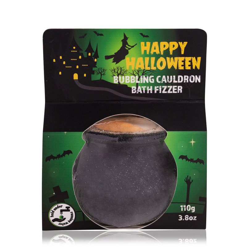 HAPPY HALLOWEEN Badefizzer Kesselform