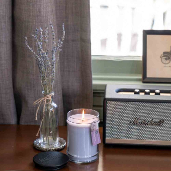 Candle Jar Large Lavender Fields