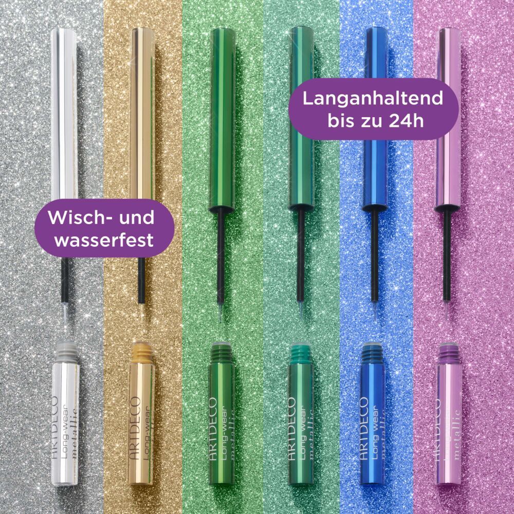 Long-wear Metallic Liquid Liner