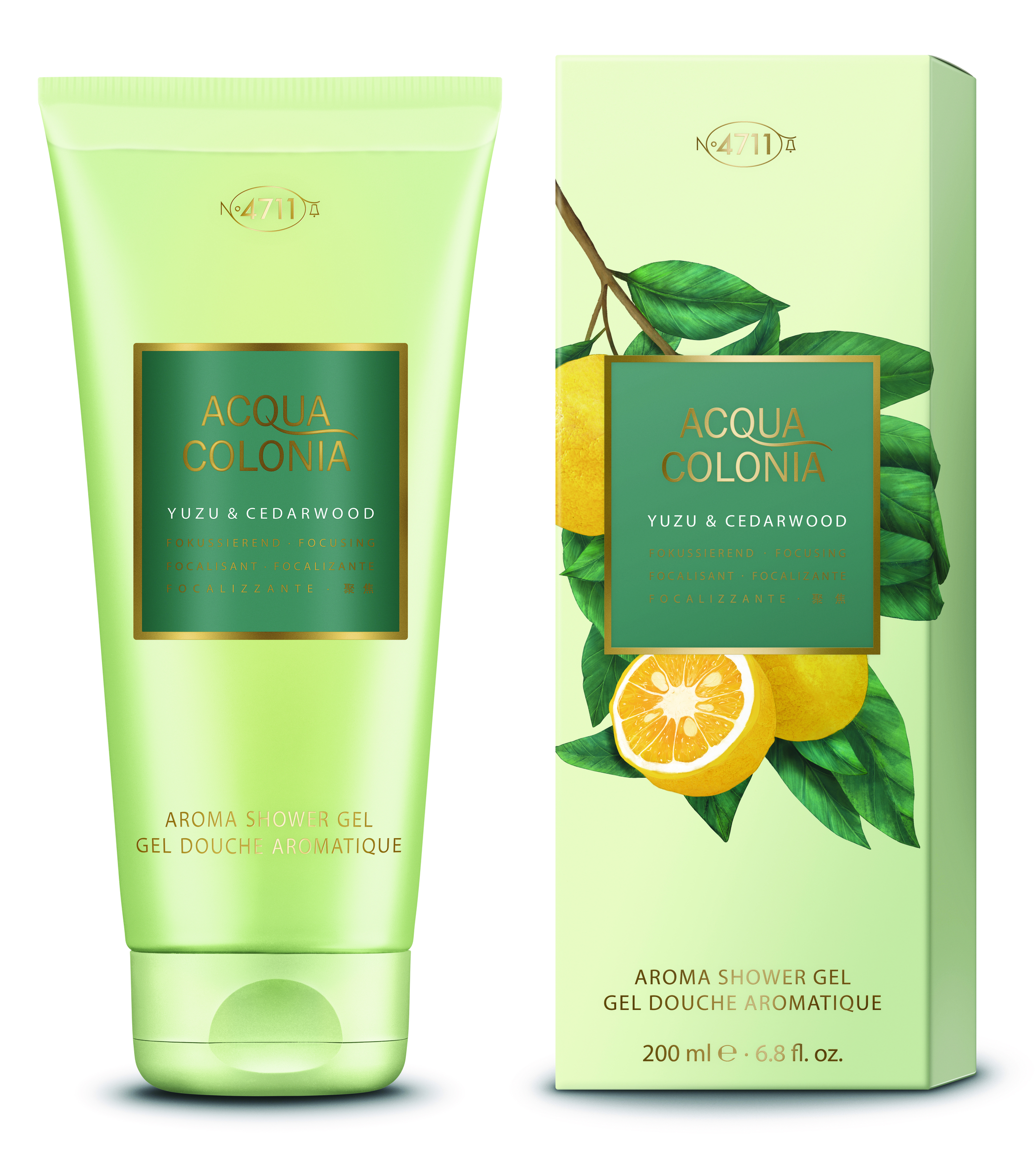 Yuzu & Cedarwood Aroma Shower Gel