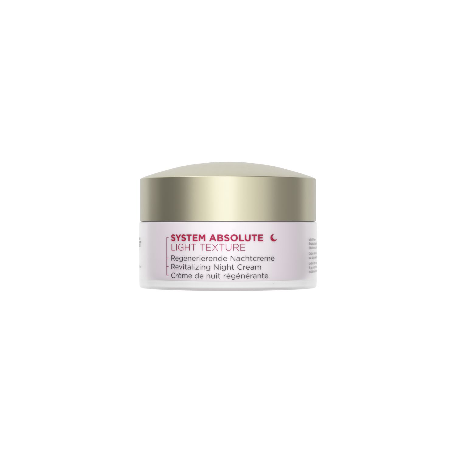 SYSTEM ABSOLUTE Regenerierende Nachtcreme Leichte Texture