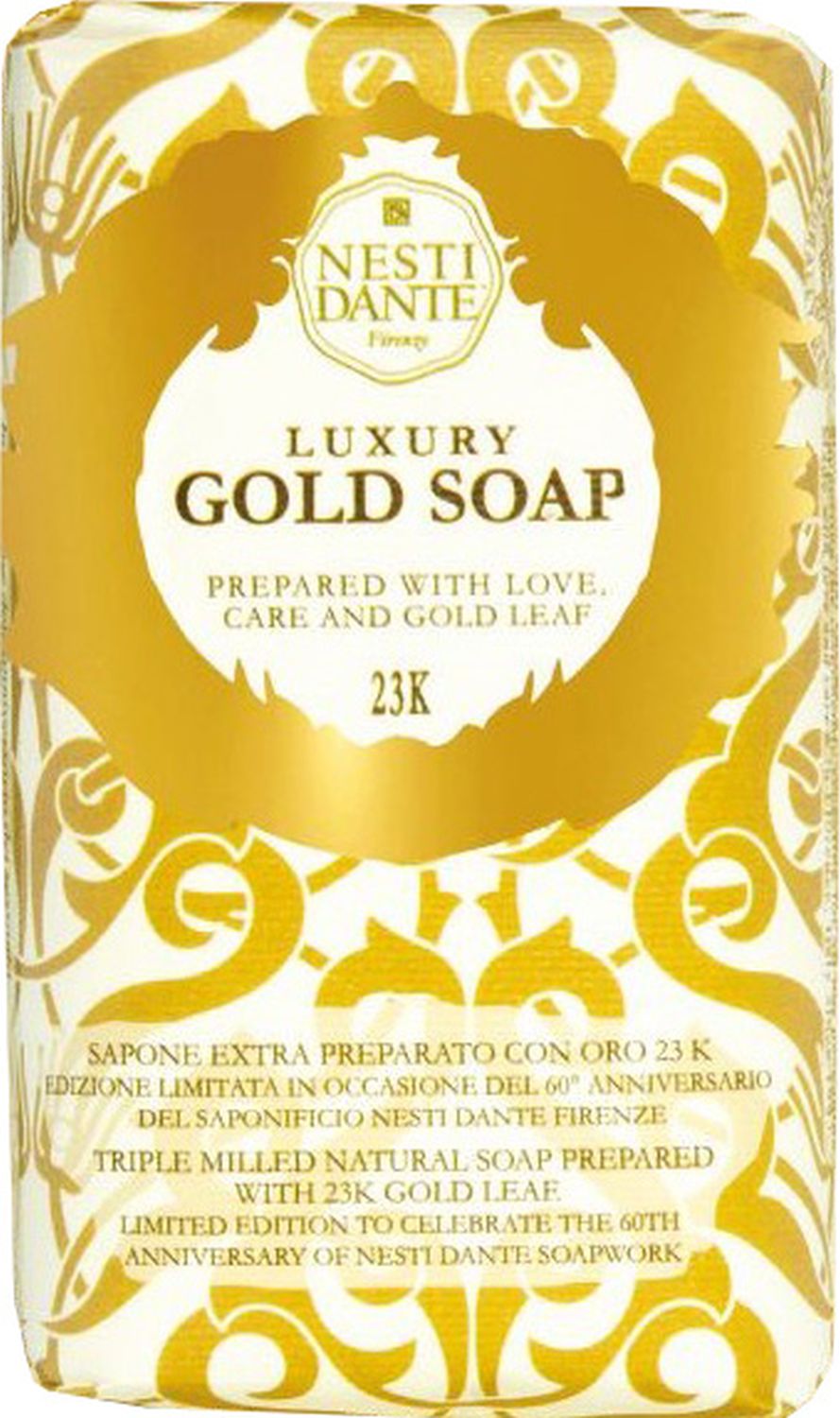 60th Anniversary Nat. Soap Gold leaf