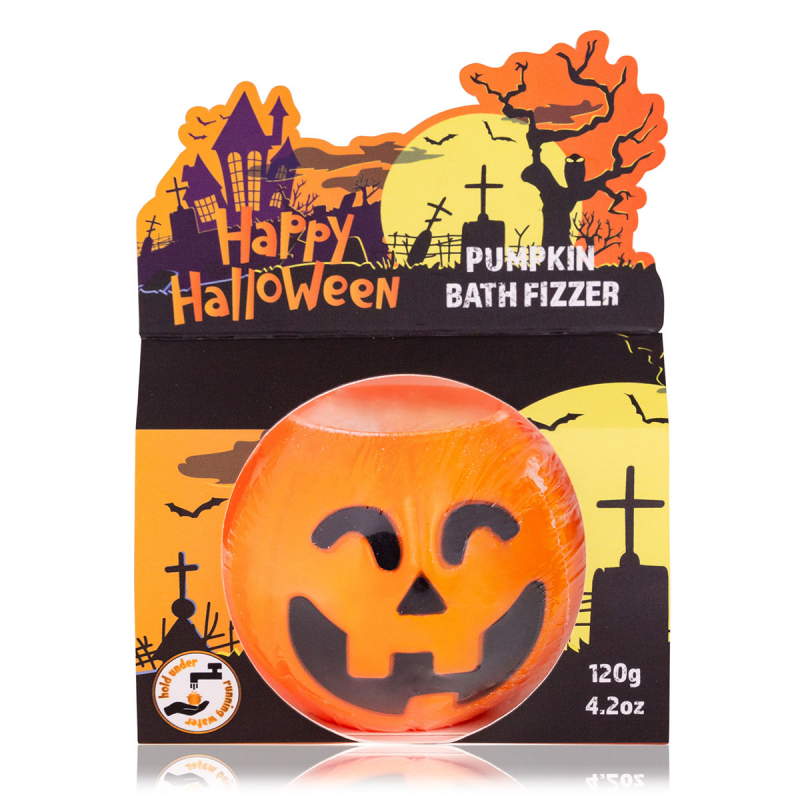 HAPPY HALLOWEEN Badefizzer Kürbisform 120g
