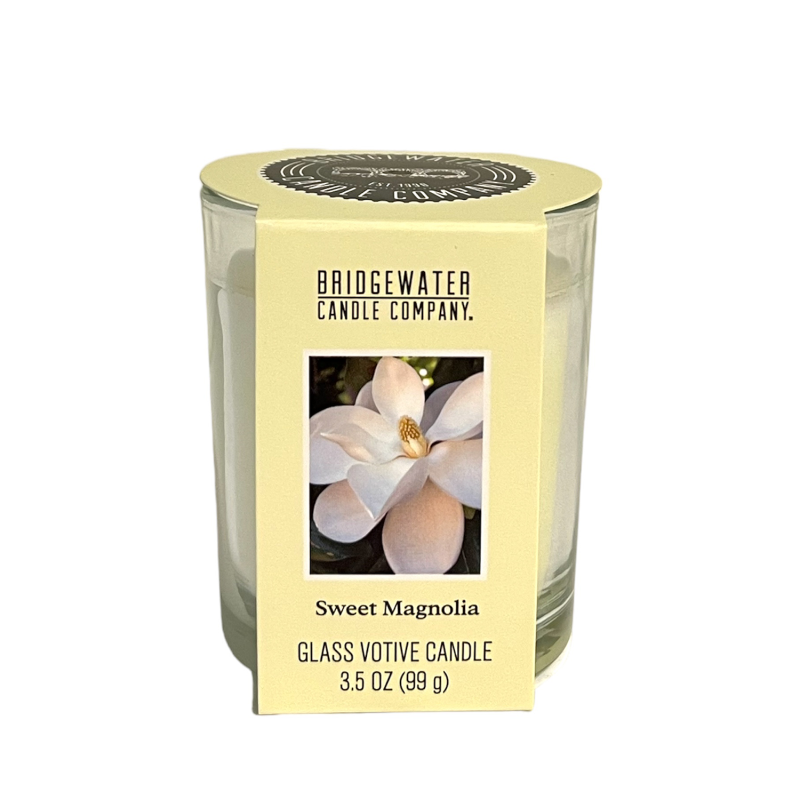 Glas Votive Kerze Sweet Magnolia