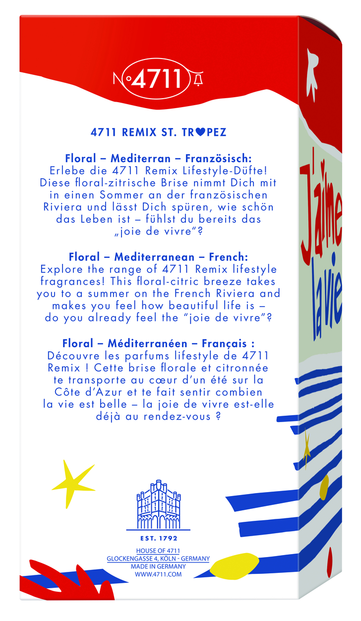 4711 Remix St. Tropez Eau de Toilette