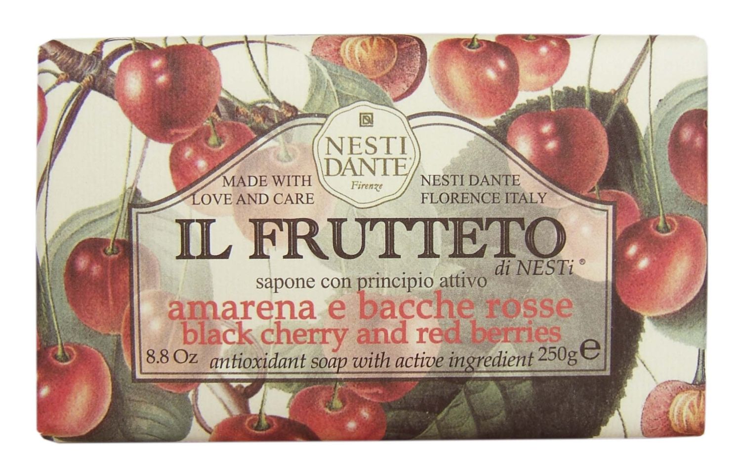 Frutteto Soap Black Cherry & Red Berries