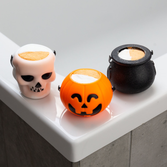 HAPPY HALLOWEEN Badefizzer Kesselform